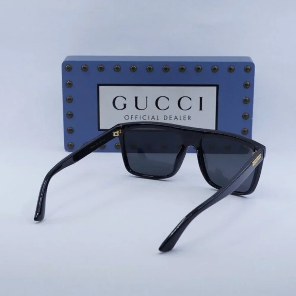 Gucci GG0748S 001 Square Sunglasses - Black